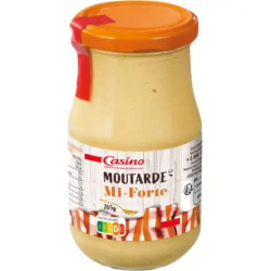 CASINO Moutarde mi-forte bocal - 265g