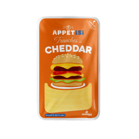 Cheddar en tranches - 130g