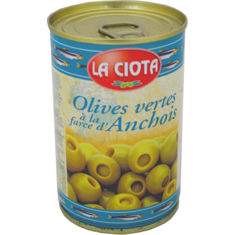 LA CIOTA Olives Farcies aux Anchois - 120g