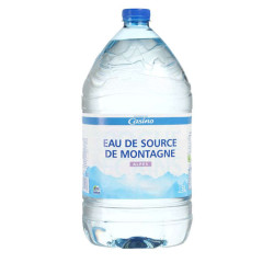 ROCHE DES ECRINS Eau de source de montagne des Alpes - 5L