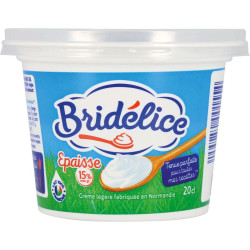 BRIDELICE Crème légère épaisse 15%Mg - 20cl
