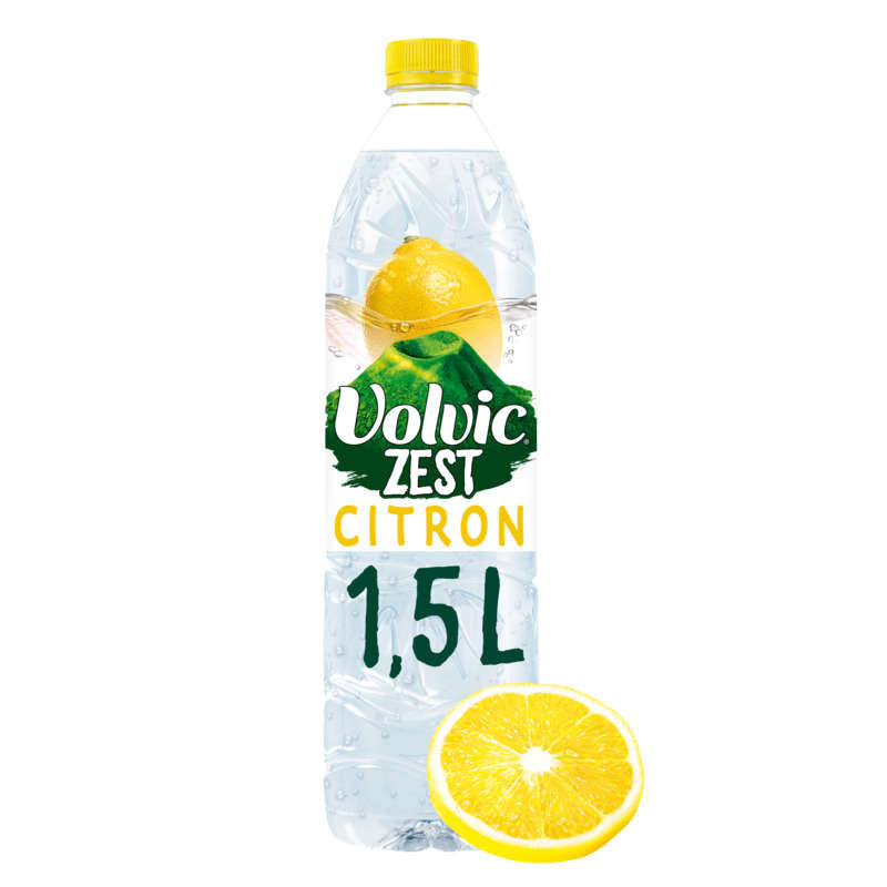 VOLVIC Eau aromatisée au Zest De Citron - 1.5L