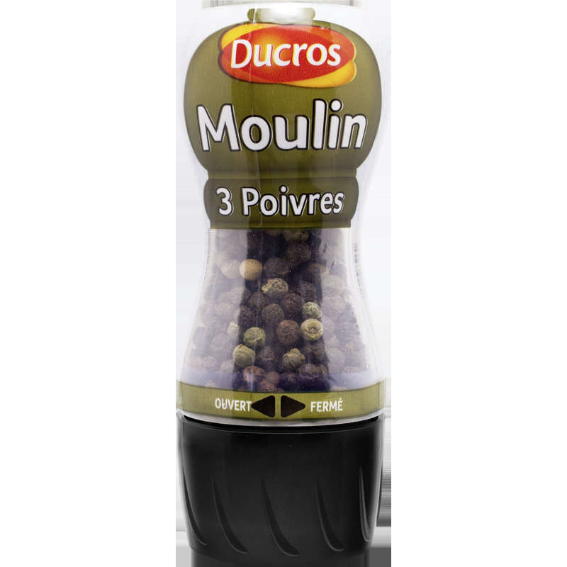 DUCROS Moulin 3 Poivres - 34g