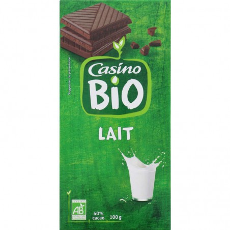 Chocolat lait dégustation Bio - 100g