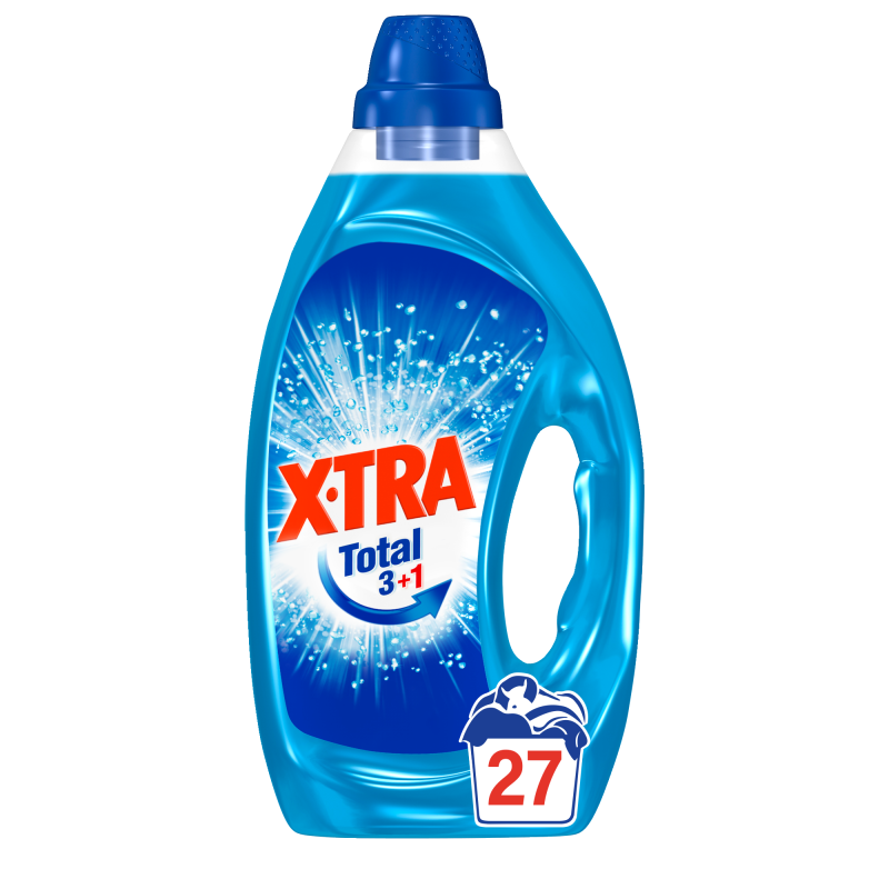 XTRA Lessive liquide Total 27 lavages - 1.215L