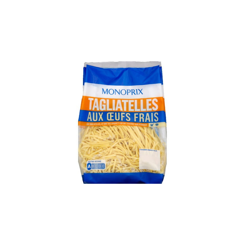 MONOPRIX Tagliatelles aux œufs frais - 350g
