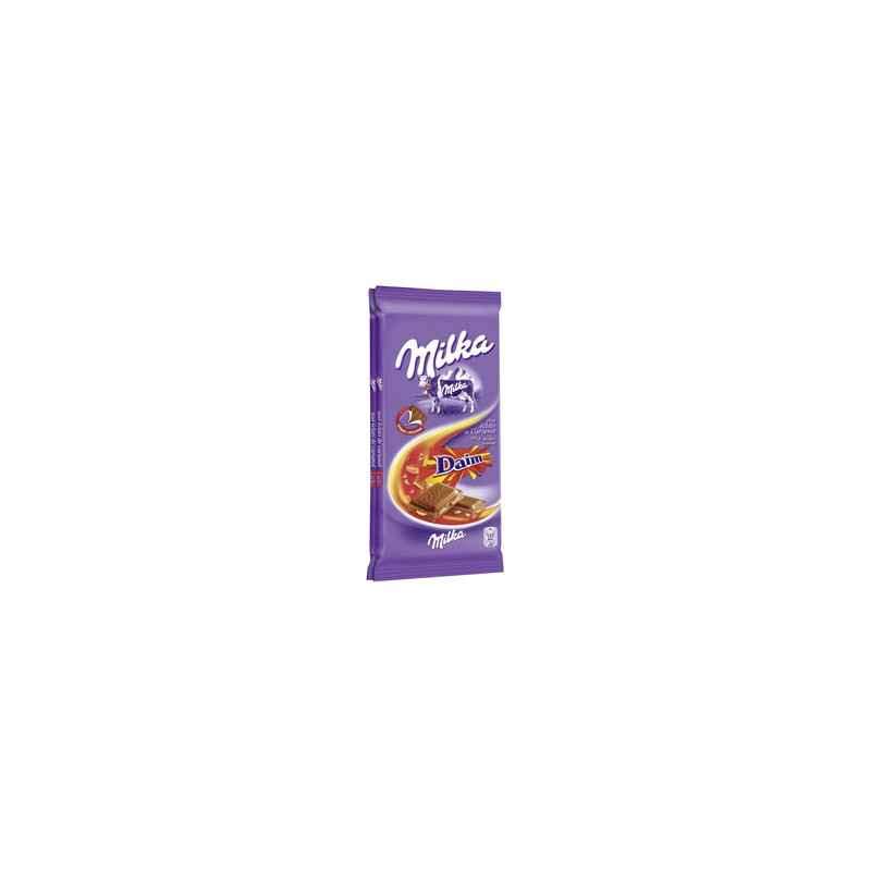 MILKA Chocolat au Lait et aux éclats de Daim - 2x100g