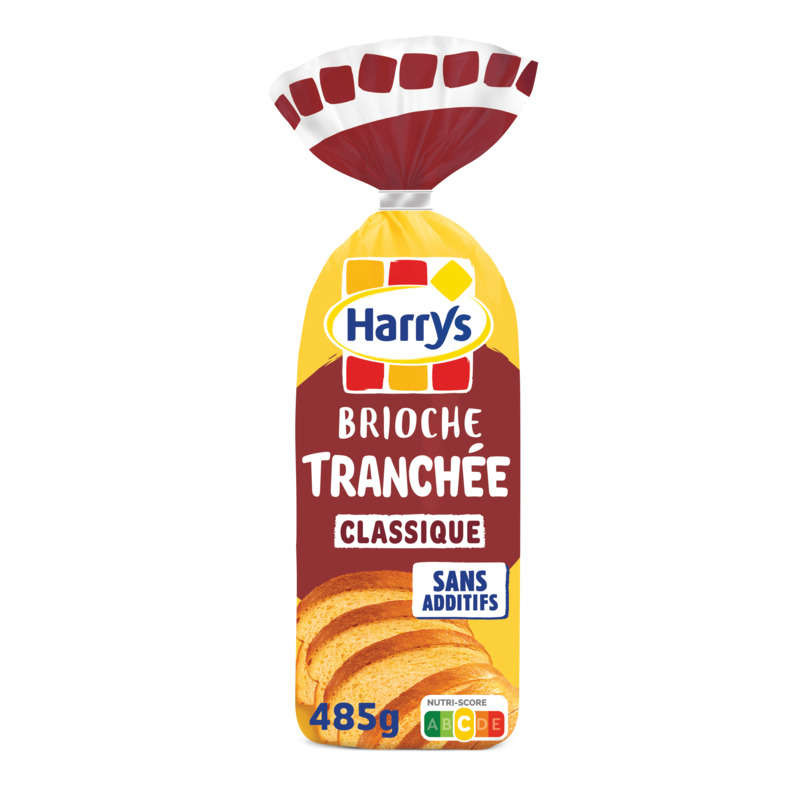 HARRY'S Brioche tranchée nature sans additifs - 500g