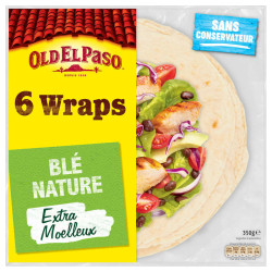 OLD EL PASO Wraps de Blé Nature - 350g