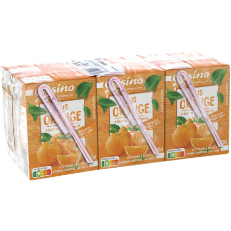 Casino Jus d'orange - Mini briques - Gouter enfant - 6x20cl