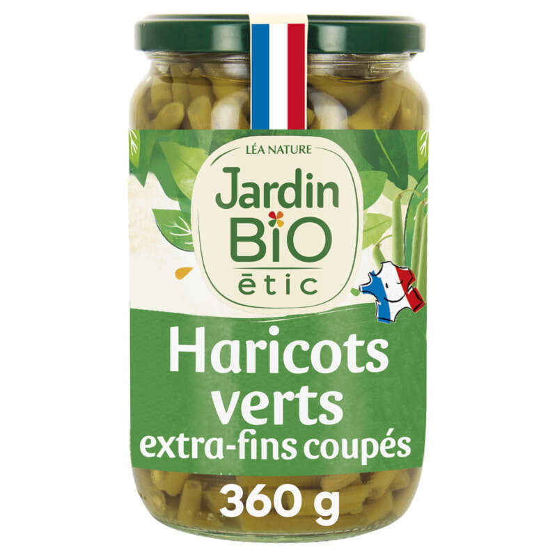 Jardin Bio Haricots verts Bio 660g