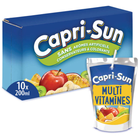 Capri-Sun Multivitaminés Boisson aux fruits plate 10x20cl