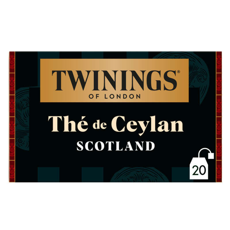 Twinings Thé de Ceylan Scotland 20 Sachets 40g