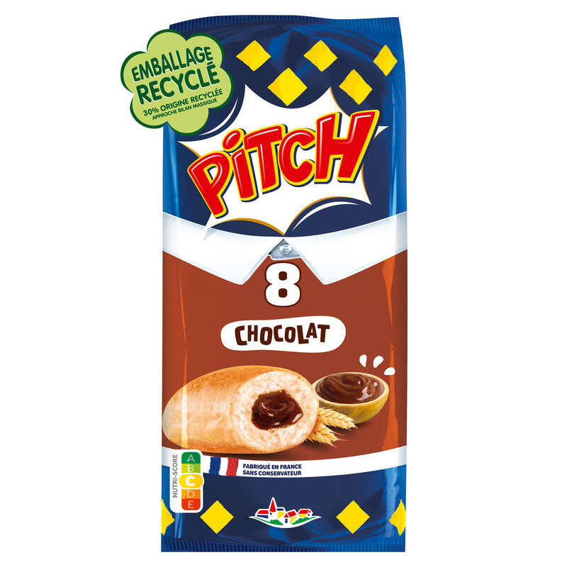 Pitch - Pitch Brioche chocolat - x8 300g