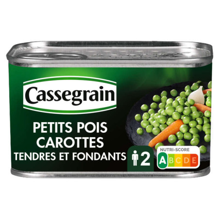 Cassegrain Petits Pois & Carottes 265g