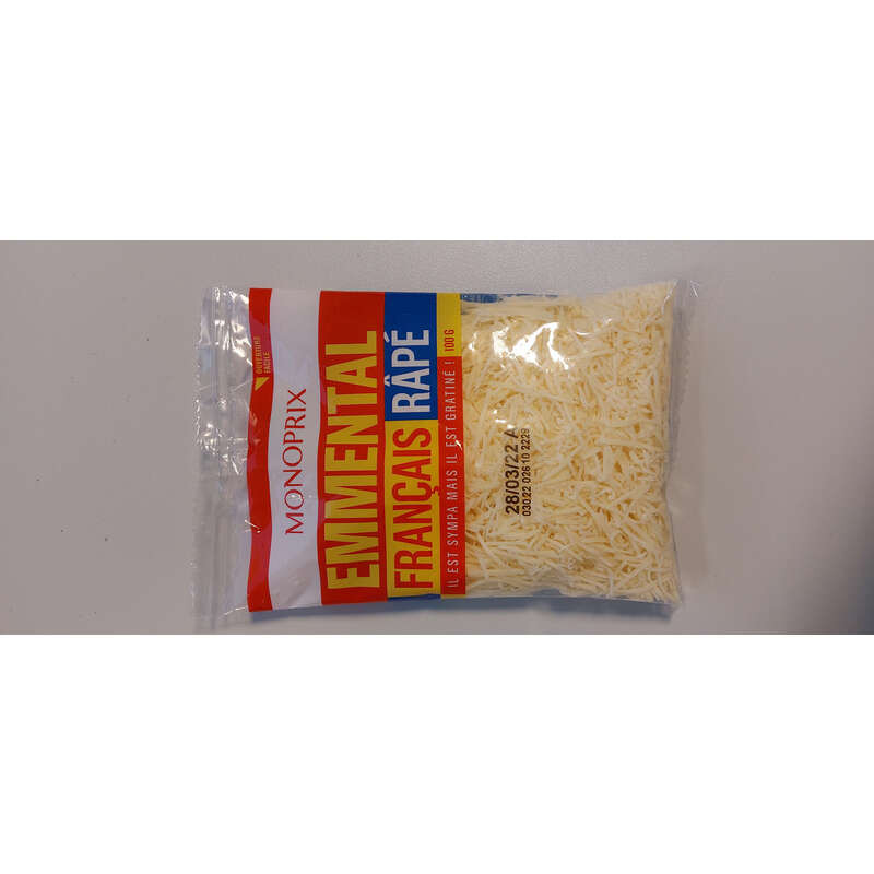 Monoprix Emmental français râpé 100g