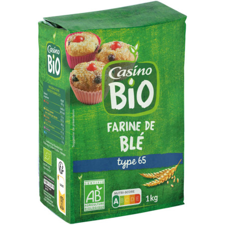 Casino Bio Farine de blé - 1kg