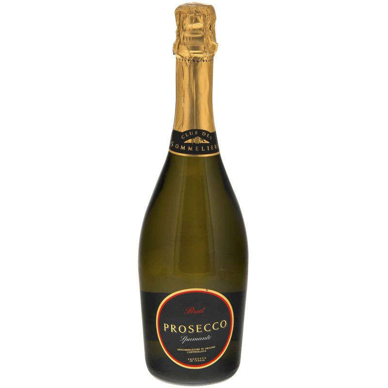 Club Des Sommeliers Prosecco - Spumante - Brut - Vin effervescent - 75cl