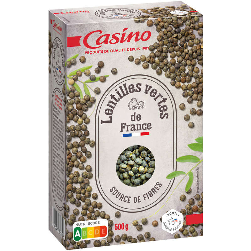 Casino Lentilles vertes de France - 500g