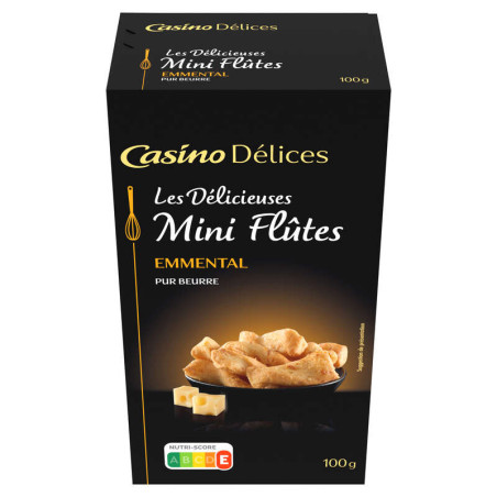 Casino Délices Mini flute emmental 100g