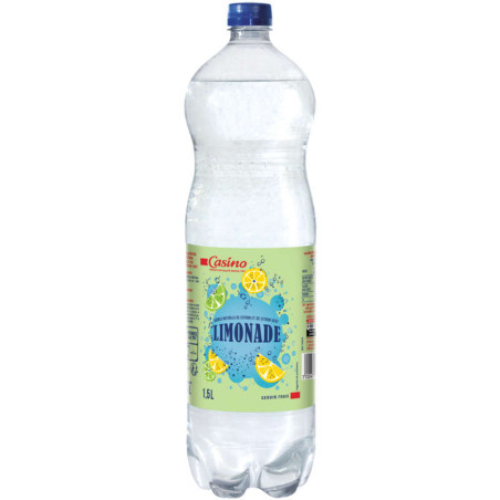 Casino Limonade - Boisson gazeuse - Arôme naturel de citron - 1,5l