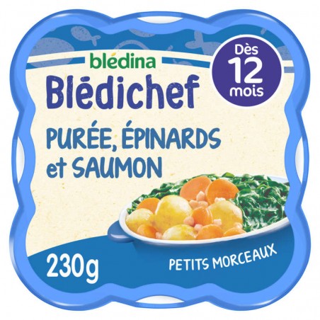 Blédichef épinard saumon - 230g
