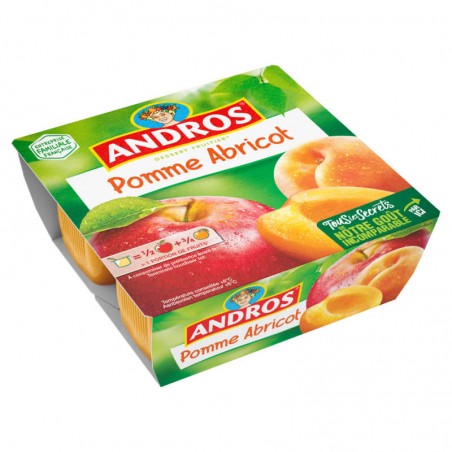 Compote Pomme Abricot - 4x100g