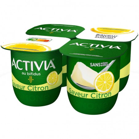 Activia Saveur Citron - 4x125g