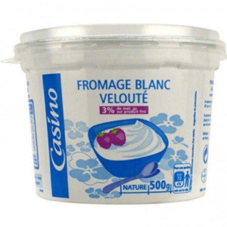 Fromage blanc velouté 3%Mg - 500g