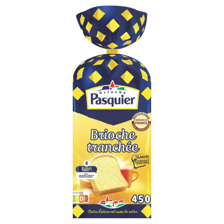Brioche tranchée nature - 450g