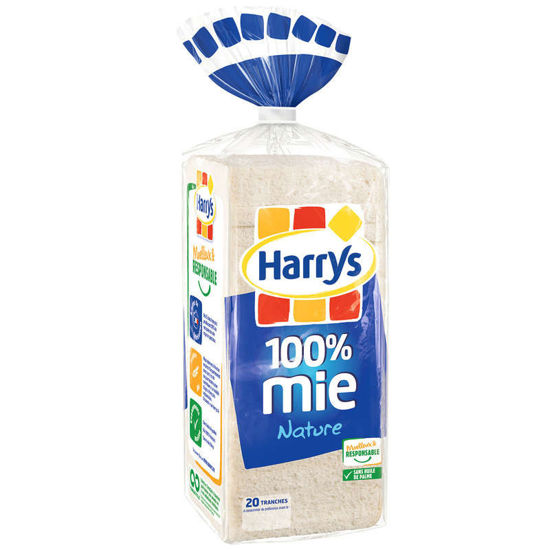 HARRY'S Pain 100% mie nature - 500g