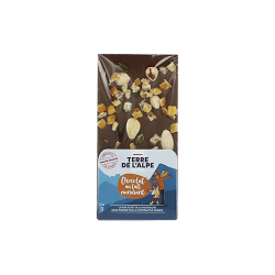 TERRE DE L'ALPE Chocolat Lait Mendiant - 120g