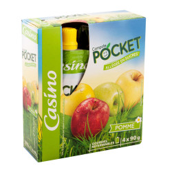 CASINO Compote Pomme Allégée en sucre - 4x90g