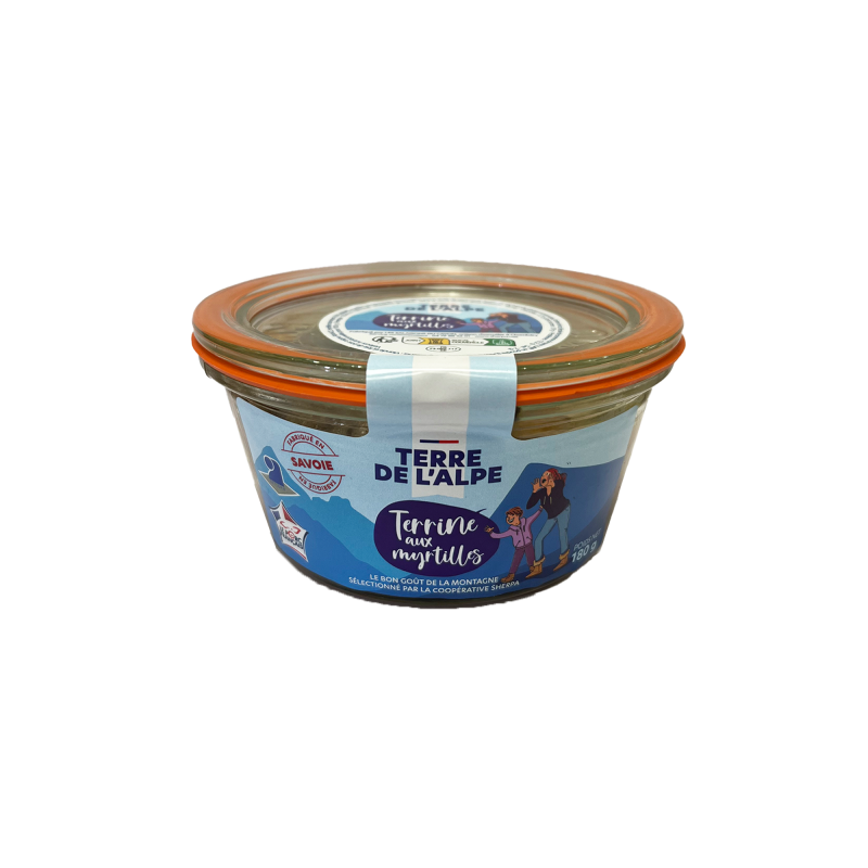 TERRE DE L'ALPE Terrine de Savoie aux Myrtilles  - 180g