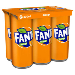 FANTA Orange boite - 6x33cl