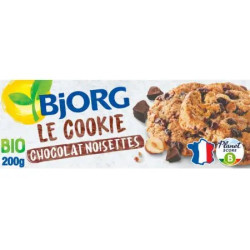 BJORG Biscuits cookies chocolat noisette Bio - 200g
