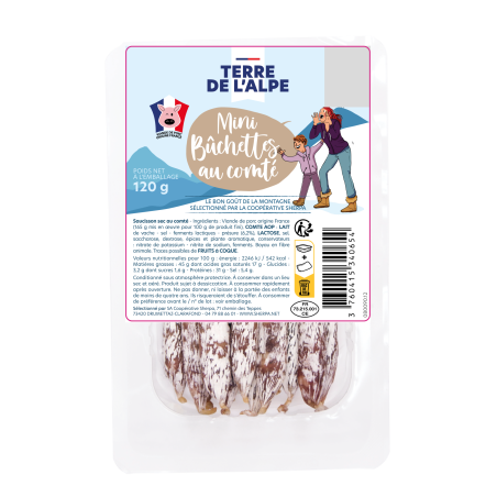 Mini Bûchettes au Comté - 120g