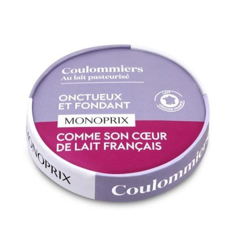 Coulommiers 52% Mg au lait pasteurisé - 350g