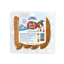 TERRE DE L'ALPE Diots de Savoie Fumé - 4x85g