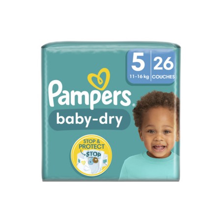 Pampers baby-dry taille 5 - 11-16kg - x26