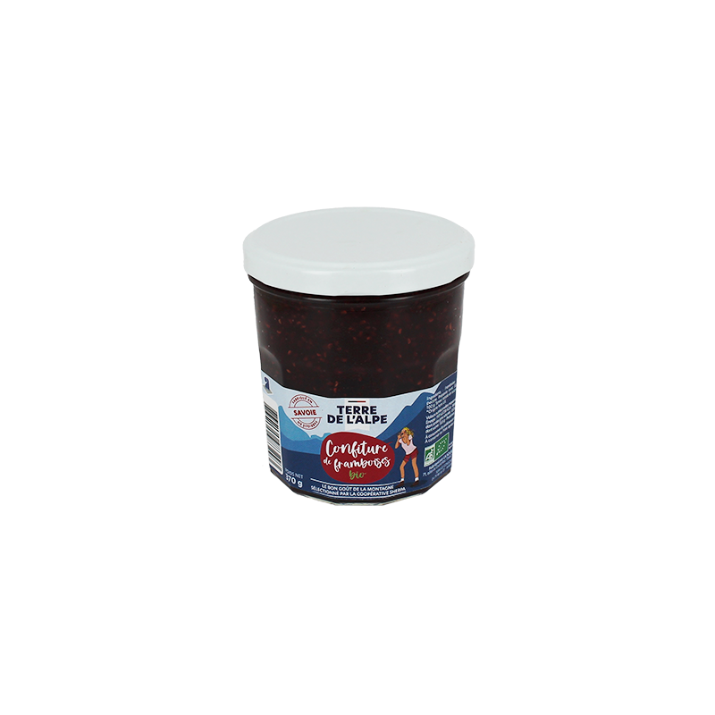 TERRE DE L'ALPE Confiture de Framboises Bio - 370g