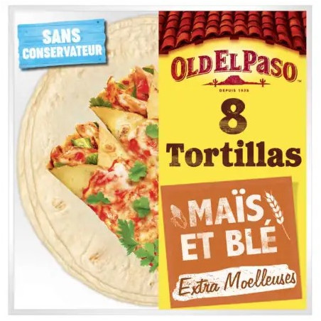 Tortillas de Maïs Souples x8 - 335g
