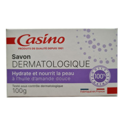 CASINO Savon dermatologique - 100g