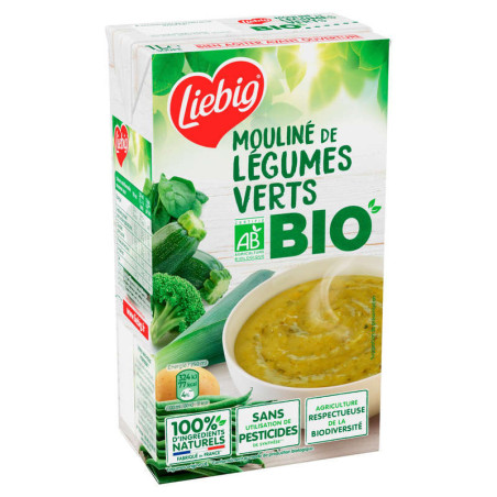 Mouliné de légumes verts Bio - 1L