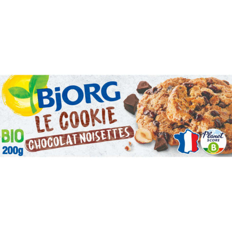 Biscuits cookies chocolat noisette Bio - 200g