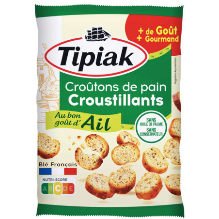 Croûtons de Pain Croustillants Ail 75g - 75g