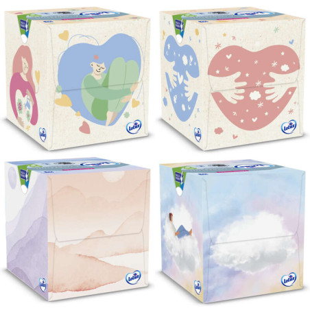Mouchoirs boite cube