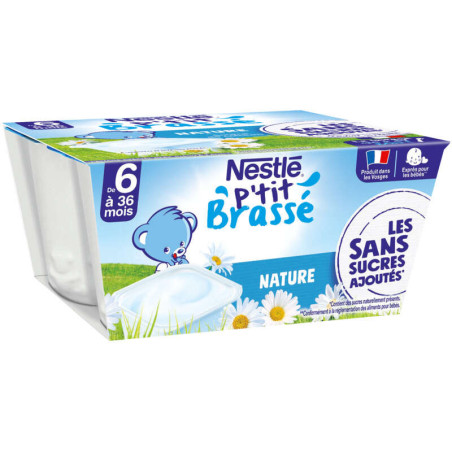 P'tit brassé nature - 4x90g