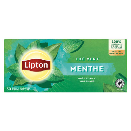 Thé vert Aromatisé à la menthe 30 sachets - 48g