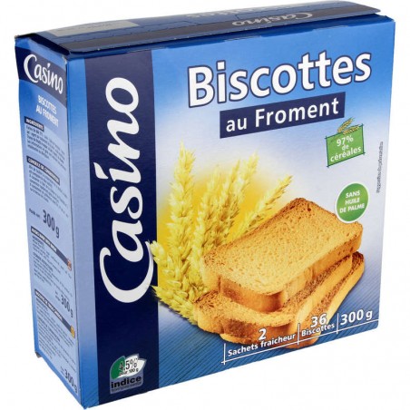 Biscottes au froment - 300g
